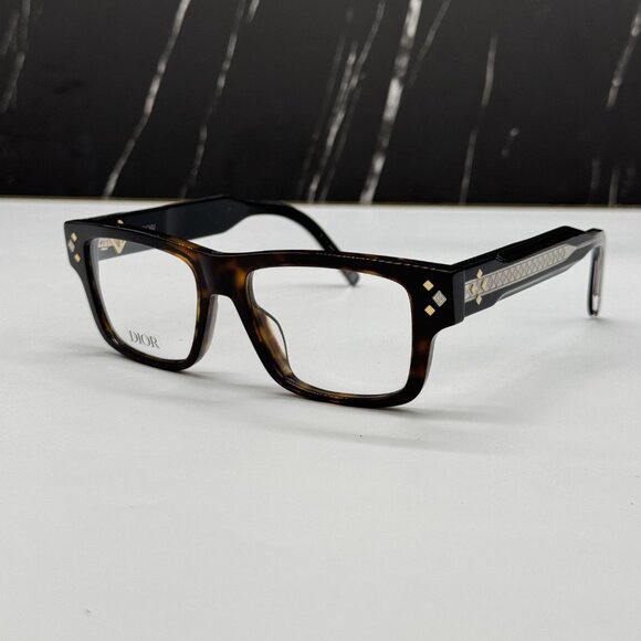 NEW DIOR EYEGLASSES DIOR DM50067I 056 HAVANA EYEWEAR DIOR CD DiamondO S3I - Picture 3 of 9